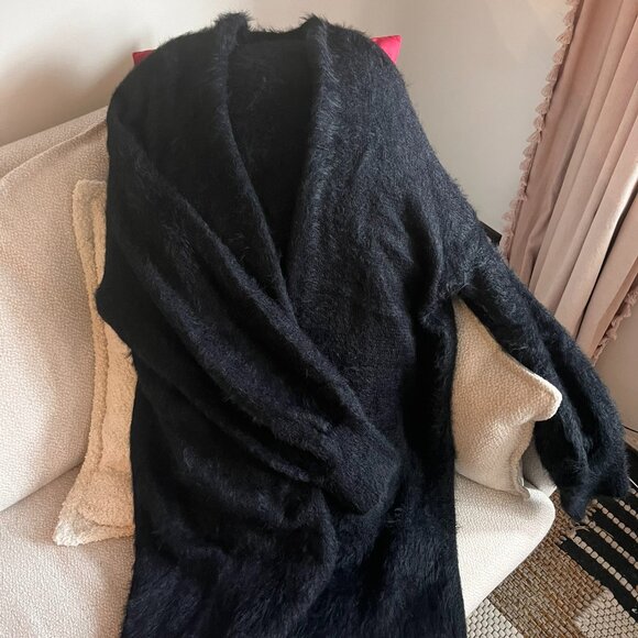 Long fuzzy cardigan - Picture 1 of 3